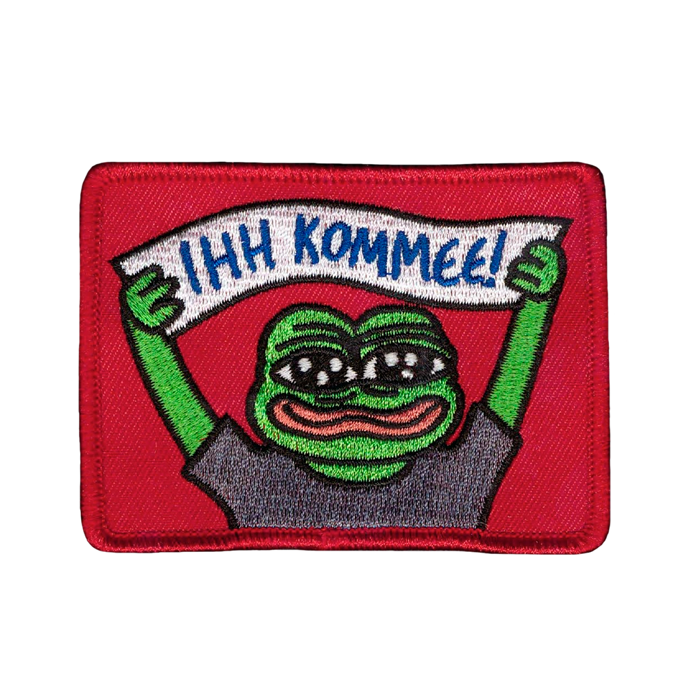 Brodeerattu haalarimerkki, Apustaja.