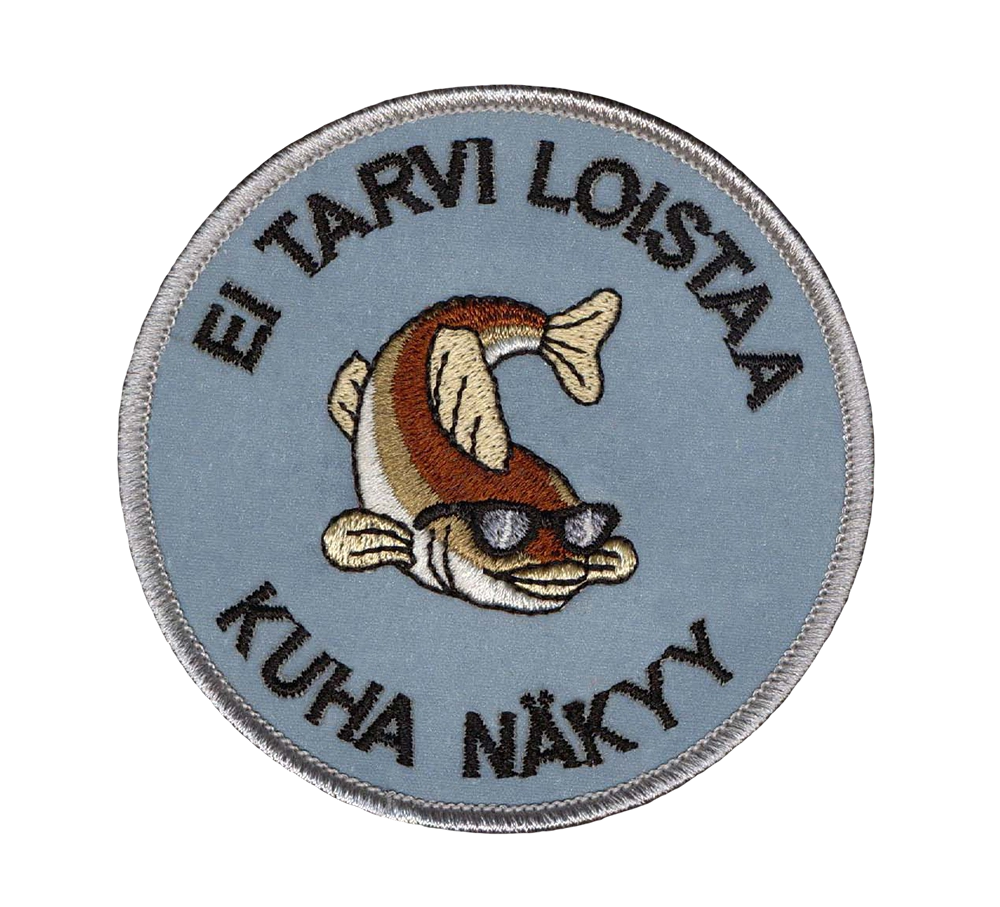 Merkattu.fi - haalarimerkki Kuha näkyy