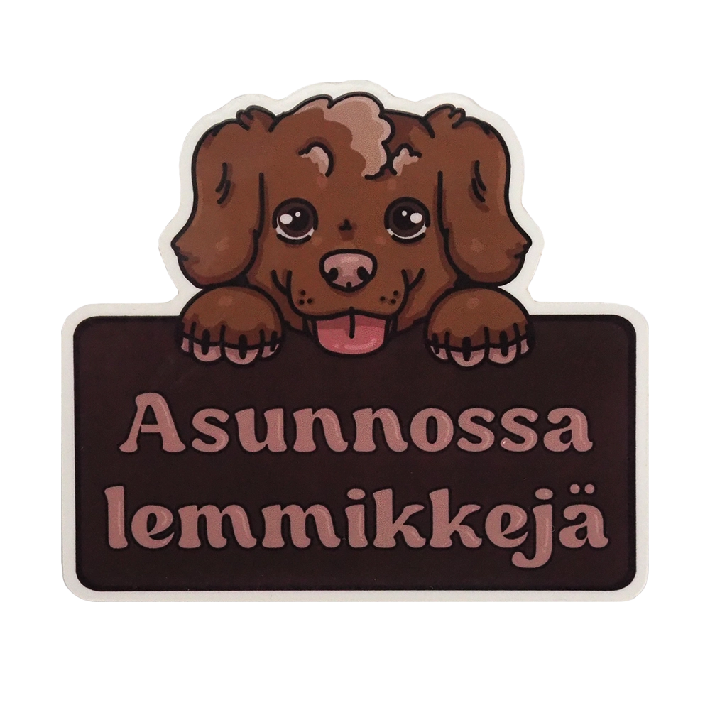 Asunnossa lemmikkejä - koiratarra