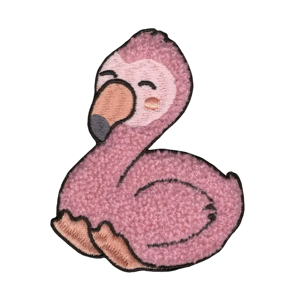 Pörrökangasmerkki, flamingo.
