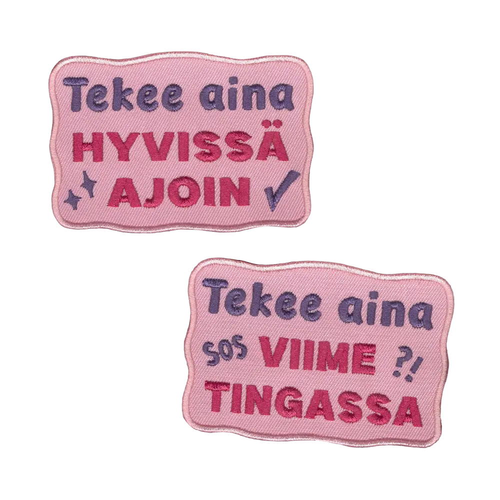 Tekee aina - kaverimerkki