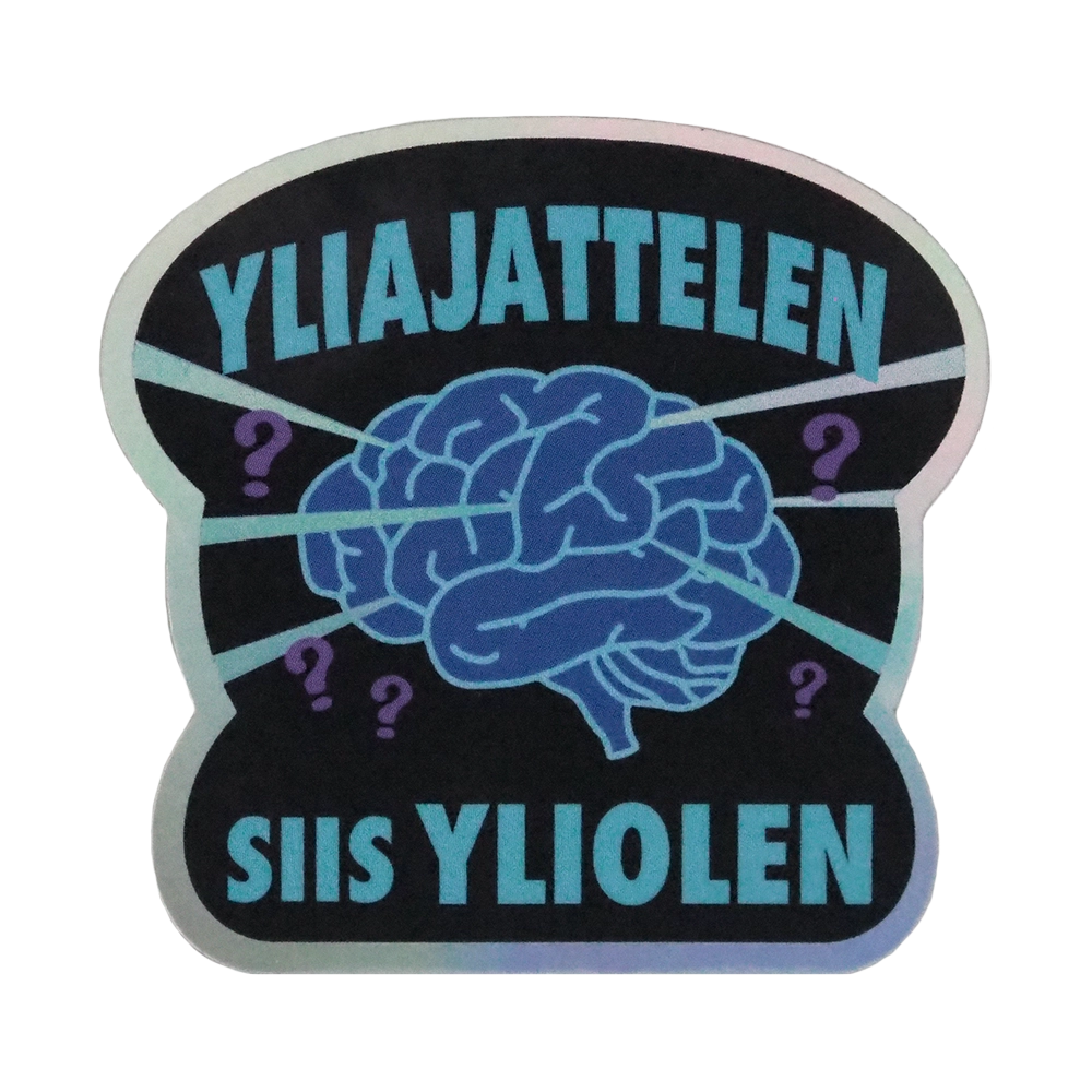 Yliolen - tarra